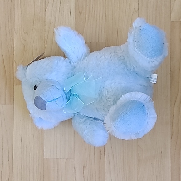 Jimmy Cute Blue Teddy Bear Stuffed Animal 10" - Picture 4 of 7